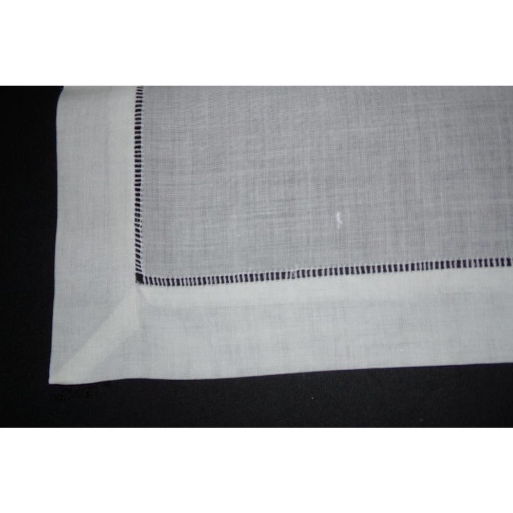 12 PC EMBROIDERY CURSIVE L CLOTH NAPKINS - Picture 6 of 7
